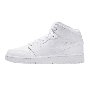 Air Jordan 1 Mid GS ‘Triple White’