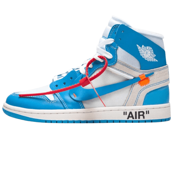 Off White X Air Jordan 1 High UNC Blue White