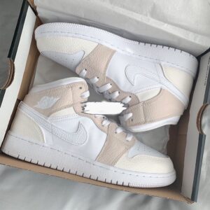 Brown & Beige Air Jordan 1 Mid