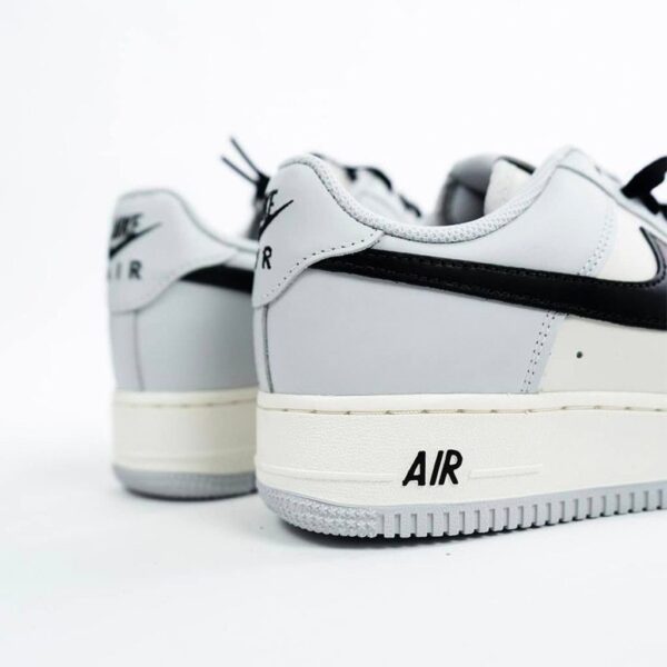 Custom Air Force 1 Low Light Gray Black