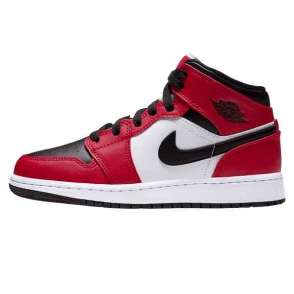 Air Jordan 1 Mid Chicago Black Toe GS