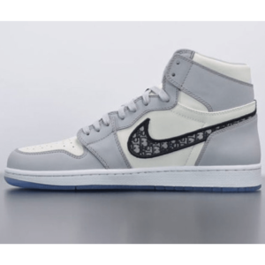 DO x Air Jordan 1 High Wolf Grey Sneaker