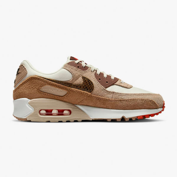 Air Max 90 AMD – Pale Ivory/Summit White/Oatmeal/Picante Red