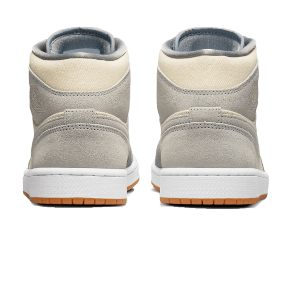 Air Jordan 1 Mid Coconut Milk Particle Grey