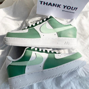 Custom Air Force 1 Sage Green