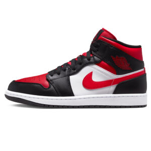 Air Jordan 1 Mid Black Red White