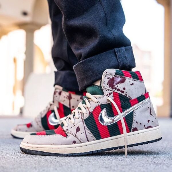 Air Jordan 1 “Freddy Krueger” Custom