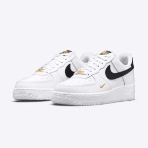 Air Force 1 Low 07 Essential White Black Gold