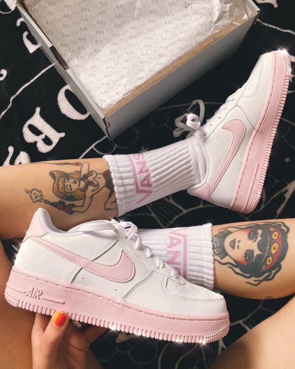 Air Force 1 White Pink Foam