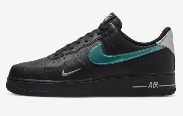 Air Force 1 Black Blue Lightning