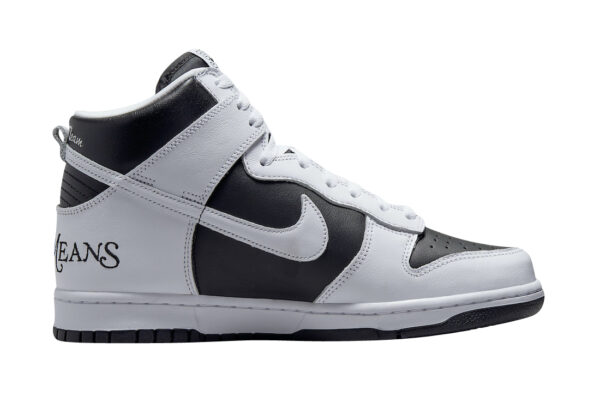 Supreme X Nike SB Dunk High By Any Means Black White