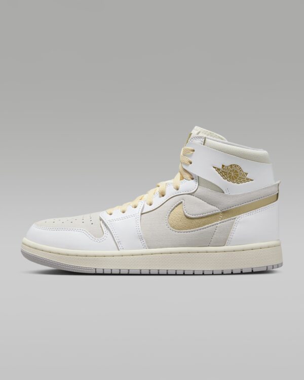 Air Jordan 1 Zoom CMFT 2 Neutral Grey/Metallic Gold