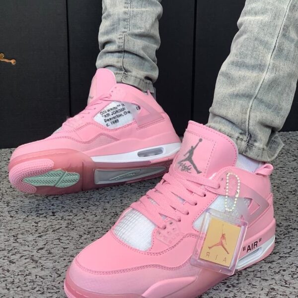 Off_White x Air Jordan 4 Galaxy Pink