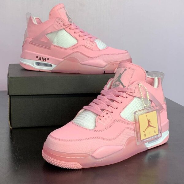 Off_White x Air Jordan 4 Galaxy Pink