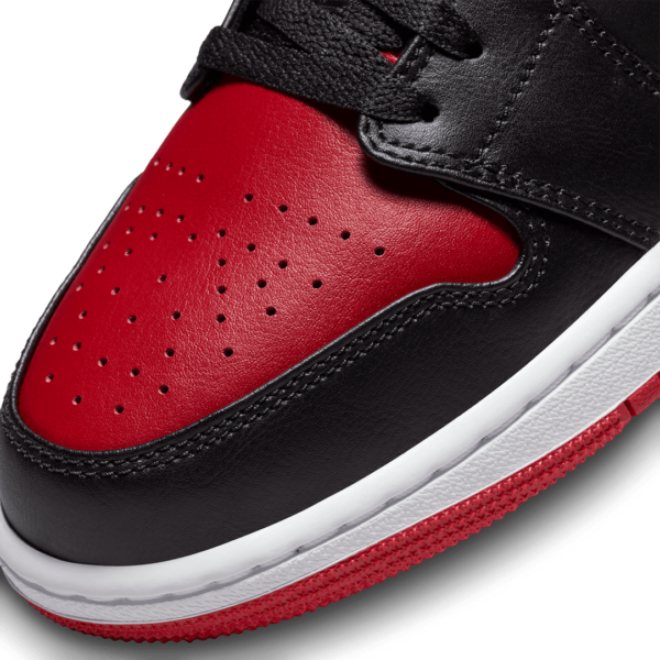 Air Jordan 1 Low Black, Gym Red and White