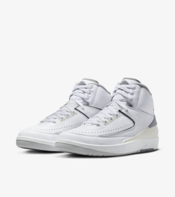 Air Jordan 2 Retro White and Cement Grey