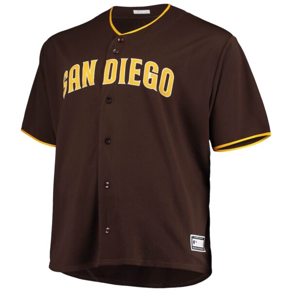 Men’s San Diego Padres Sand/Brown Big & Tall Alternate Replica