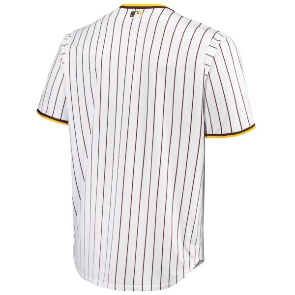 Men’s San Diego Padres White/Brown Big & Tall Home Replica