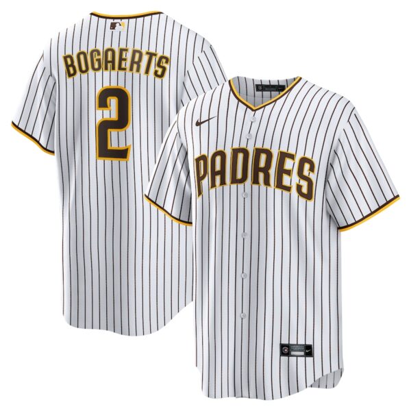 Jerseys Men’s San Diego Padres Xander Bogaerts Nike White/Brown Home Official Replica