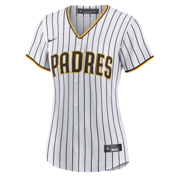 Jerseys Women’s San Diego Padres Manny Machado Nike White/Brown Home Replica