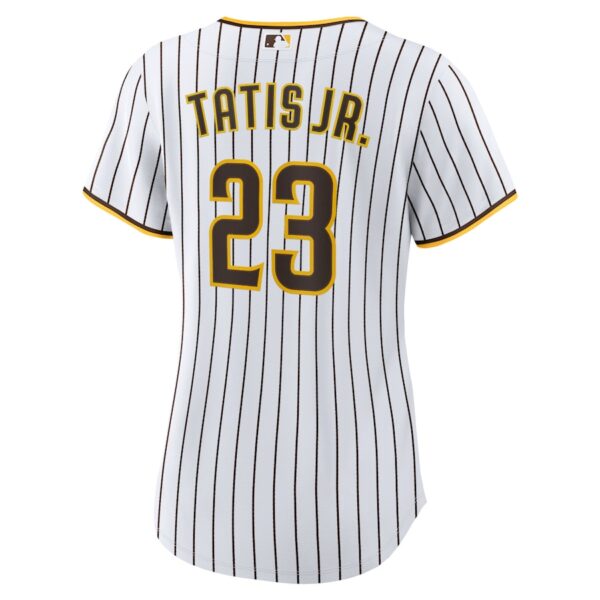 Jerseys Women’s San Diego Padres Fernando Tatís Jr. Nike White/Brown Home Replica