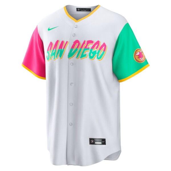 Jerseys Men’s San Diego Padres Blake Snell Nike White City Connect Replica