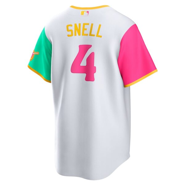 Jerseys Men’s San Diego Padres Blake Snell Nike White City Connect Replica