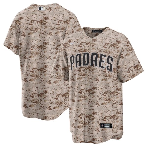 Jerseys Men’s San Diego Padres Nike Camo USMC Alternate Replica