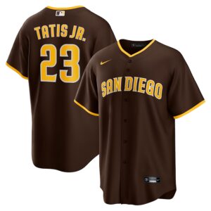 Jerseys Men’s San Diego Padres Fernando Tatis Jr. Nike Brown Alternate Replica