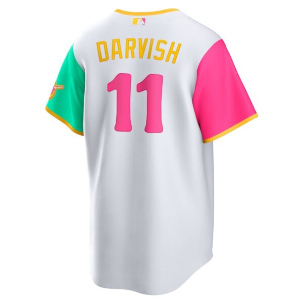 Jerseys Men’s San Diego Padres Yu Darvish Nike White 2022 City Connect Replica