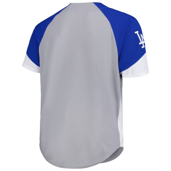 Los Angeles Dodgers Profile Big & Tall Colorblock – Gray