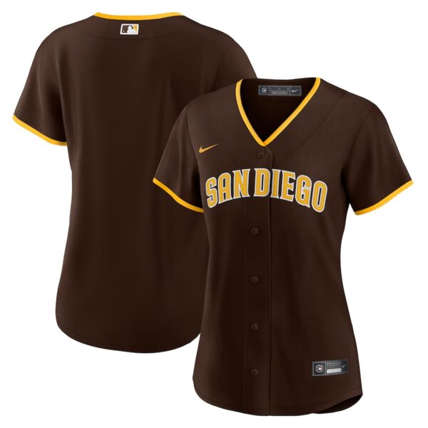 Jerseys Women’s San Diego Padres Nike Brown Road Replica