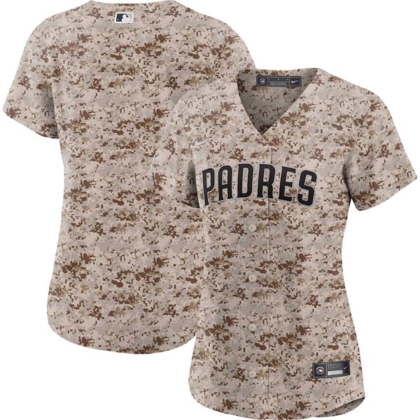 Jerseys Women’s San Diego Padres Nike Camo USMC Alternate Replica