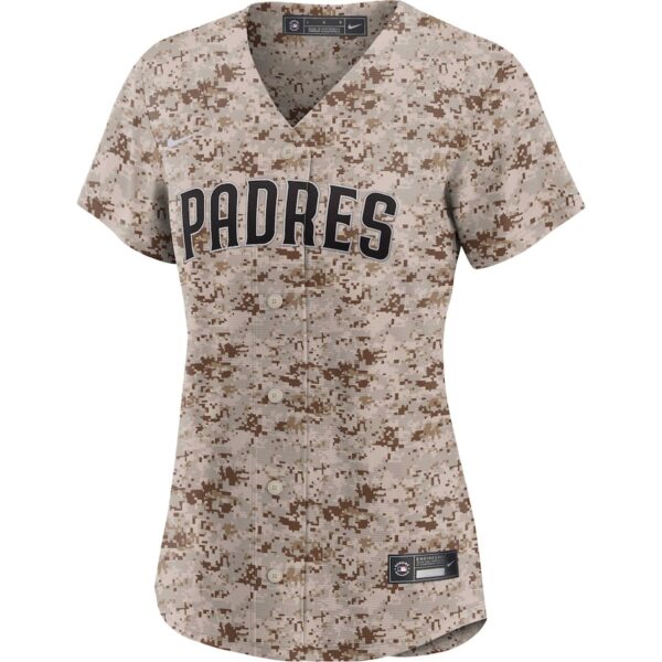 Jerseys Women’s San Diego Padres Fernando Tatis Jr. Nike Camo USMC Alternate Replica