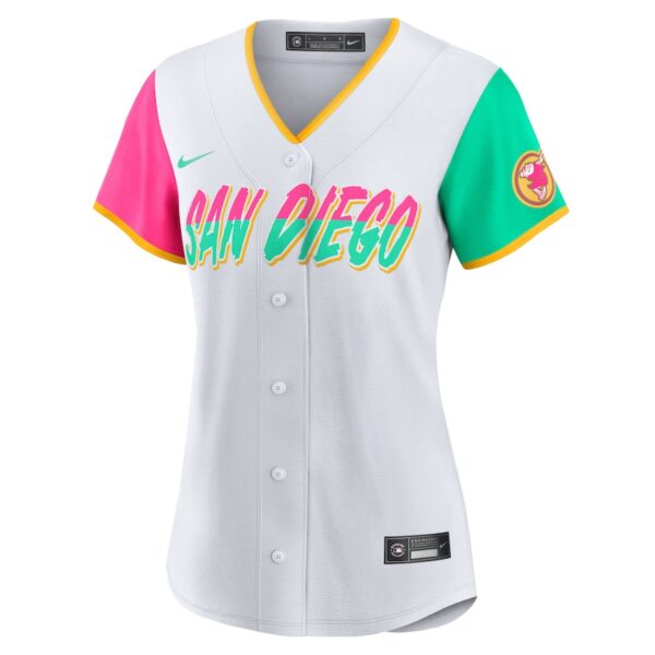 Jerseys Women’s San Diego Padres Fernando Tatis Jr. Nike White 2022 City Connect