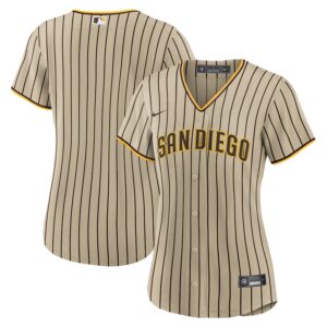 Jerseys Women’s San Diego Padres Nike Tan Alternate Replica