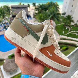 Nike Air Force 1 “Green White Orange”