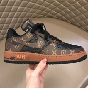 Louis Vuitton x Nike ‘Air Force 1’ By Virgil Abloh Black-Brown