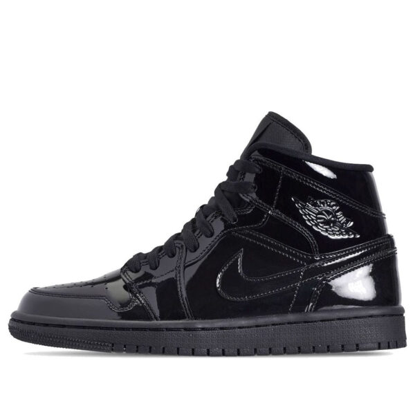 Air Jordan 1 Mid Patent SE Triple Black