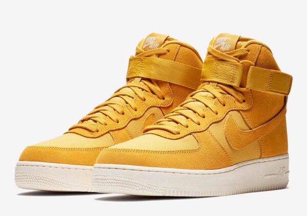 Air Force 1 High Suede Yellow Ochre