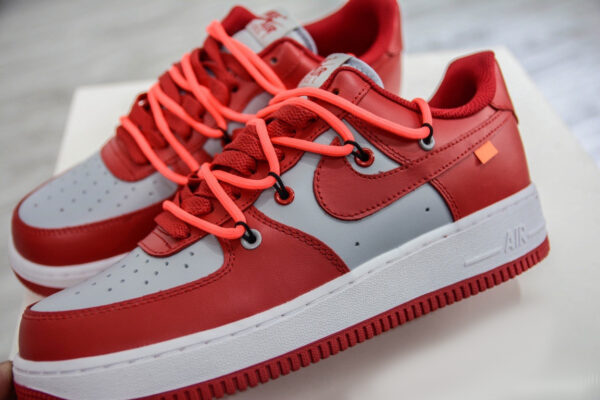 Air Force 1 Low 07 Red Gray White