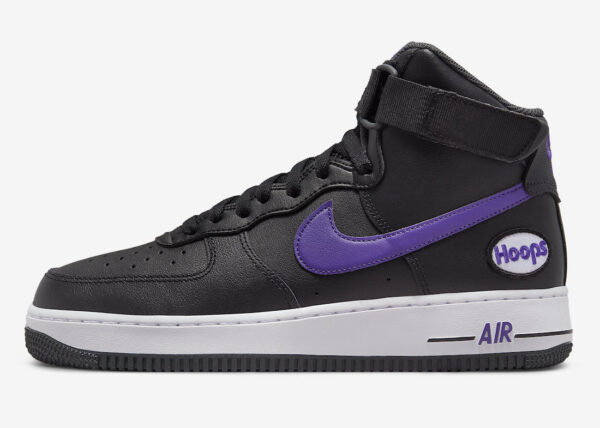 Air Force 1 High Hoops Black Purple