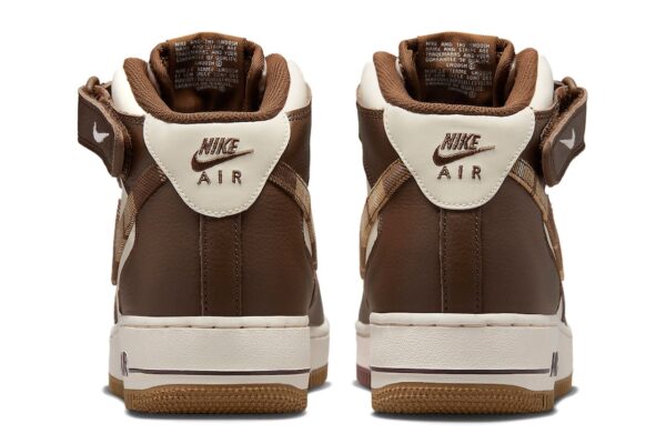 Nike Air Force 1 Mid ’07 Brown Plaid