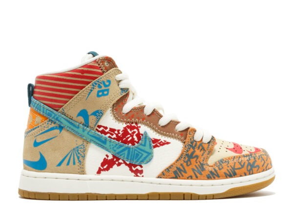 Nike Thomas Campbell x SB Dunk High ‘What The’