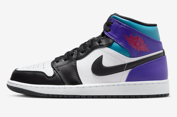 Air Jordan 1 Mid Court Purple Tropical Twist