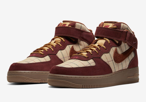 Nike Adds Plaid Patterns To The Air Force 1 Mid