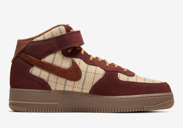 Nike Adds Plaid Patterns To The Air Force 1 Mid