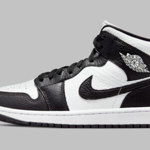 Air Jordan 1 Mid Appears In The Split-Blocked Arrangement