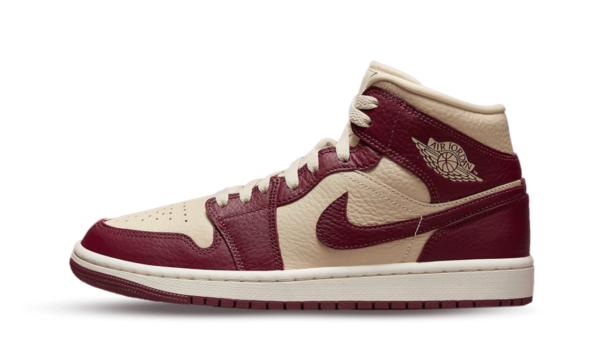 Jordan 1 Mid SE Split Beach Cherrywood Red