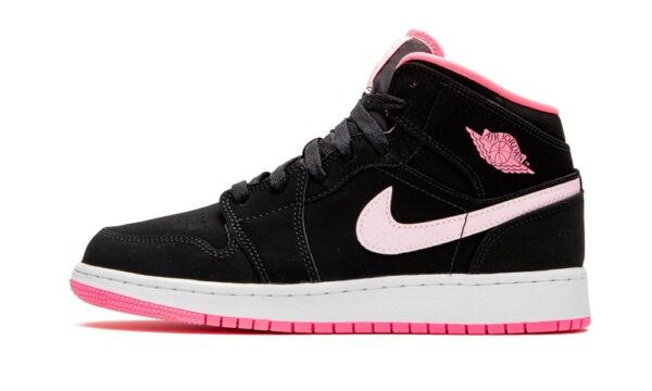 AIR JORDAN 1 MID (GS) “Black Digital Pink”